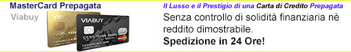 Carta di credito Ricaricabile Mastercard